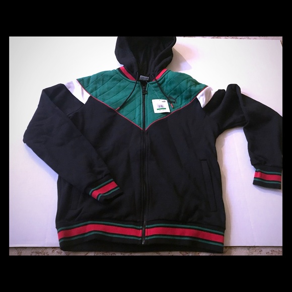 FERRARI-PUMA BLK & GRN SWEATPANTS & JACKET